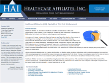 Tablet Screenshot of healthcareaffiliates.com